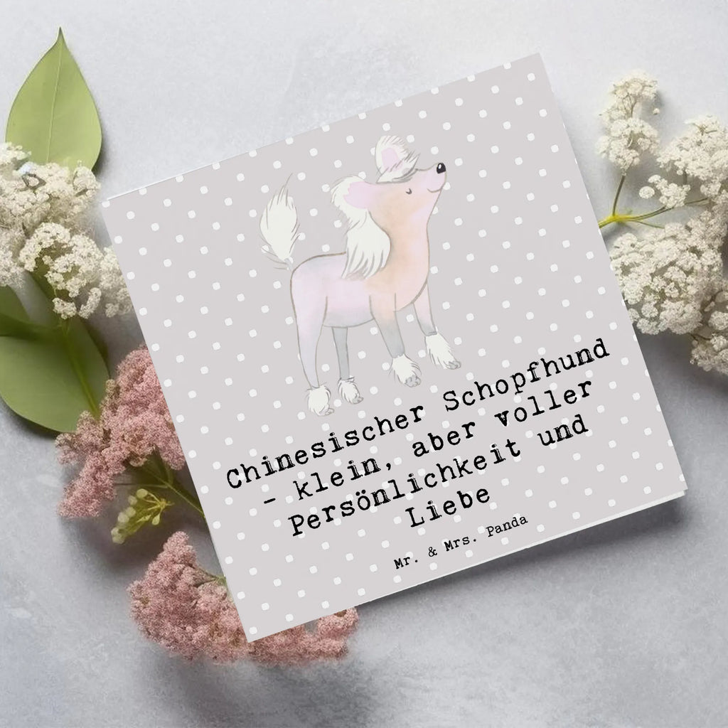 Deluxe Karte Chinesischer Schopfhund Liebe Karte, Einladungskarte, Hochwertige Klappkarte, Hochzeitskarte, Glückwunschkarte, Grußkarte, Klappkarte, Geburtstagskarte, Hochwertige Grußkarte, Hund, Hunderasse, Rassehund, Hundebesitzer, Geschenk, Tierfreund, Schenken, Welpe