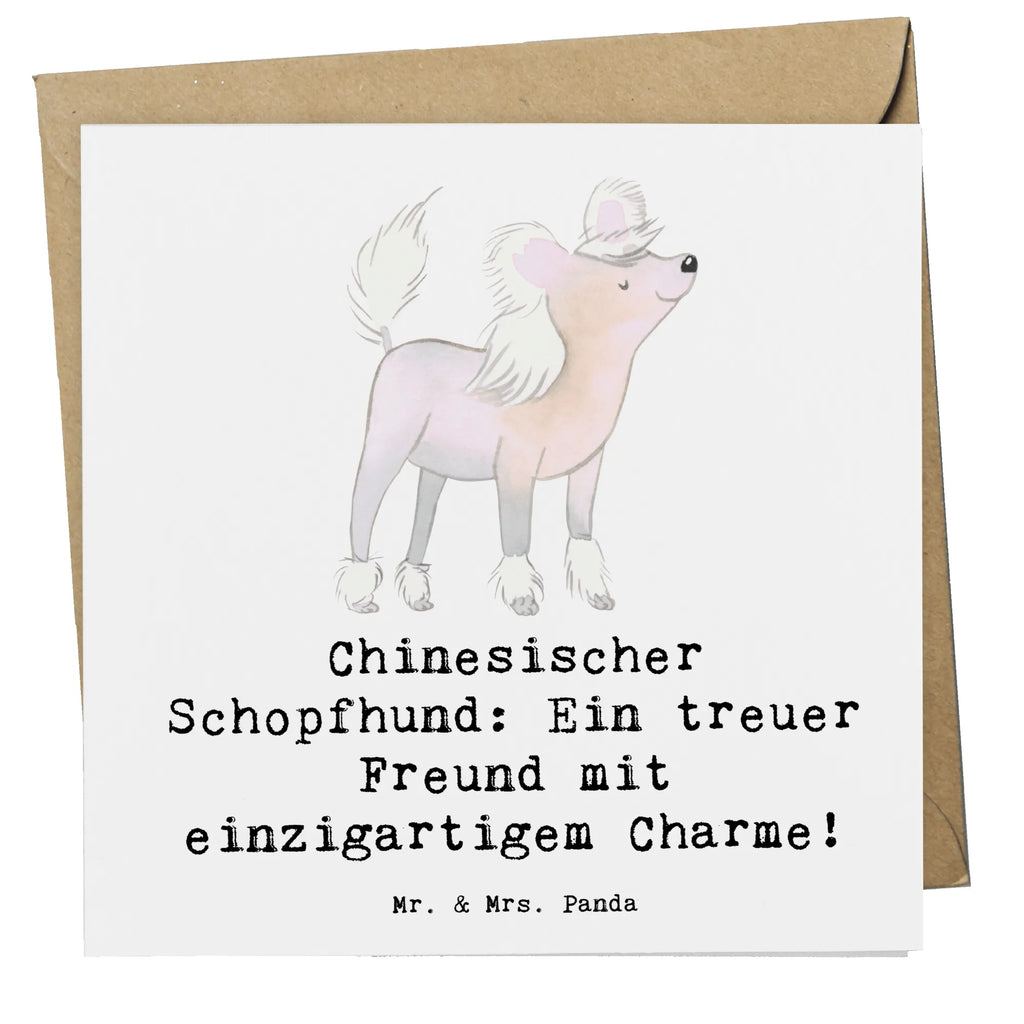 Deluxe Karte Chinesischer Schopfhund Charme Hochwertige Grußkarte, Hochzeitskarte, Hochwertige Klappkarte, Karte, Grußkarte, Geburtstagskarte, Glückwunschkarte, Einladungskarte, Klappkarte, Hund, Hunderasse, Rassehund, Hundebesitzer, Geschenk, Tierfreund, Schenken, Welpe
