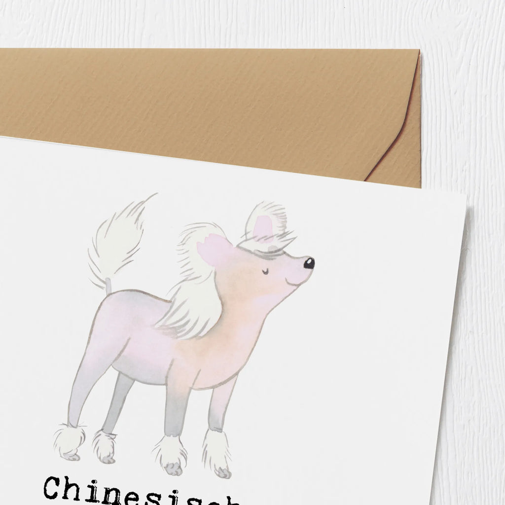 Deluxe Karte Chinesischer Schopfhund Charme Hochwertige Grußkarte, Hochzeitskarte, Hochwertige Klappkarte, Karte, Grußkarte, Geburtstagskarte, Glückwunschkarte, Einladungskarte, Klappkarte, Hund, Hunderasse, Rassehund, Hundebesitzer, Geschenk, Tierfreund, Schenken, Welpe