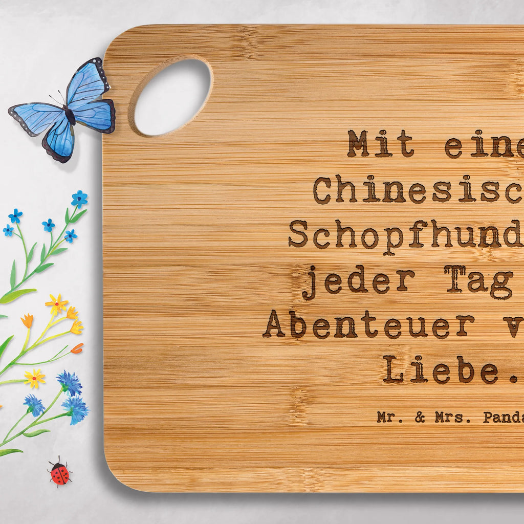 Küchenbrett Spruch Chinesischer Schopfhund Abenteuer Küchenbrett, Hackbrett, Frühstücksbrett, Holzbrett, Brett, Schneidebrett, Holzbrettchen, Servierbrett, Hund, Hunderasse, Rassehund, Hundebesitzer, Geschenk, Tierfreund, Schenken, Welpe