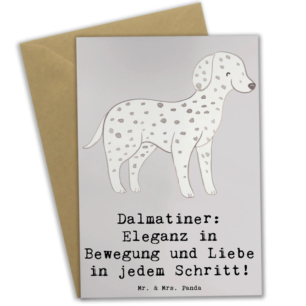 Grußkarte Dalmatiner Charme Hochzeitskarte, Karte, Ansichtskarten, Grußkarte, Glückwunschkarte, Einladungskarte, Klappkarte, Geburtstagskarte, Hund, Hunderasse, Rassehund, Hundebesitzer, Geschenk, Tierfreund, Schenken, Welpe