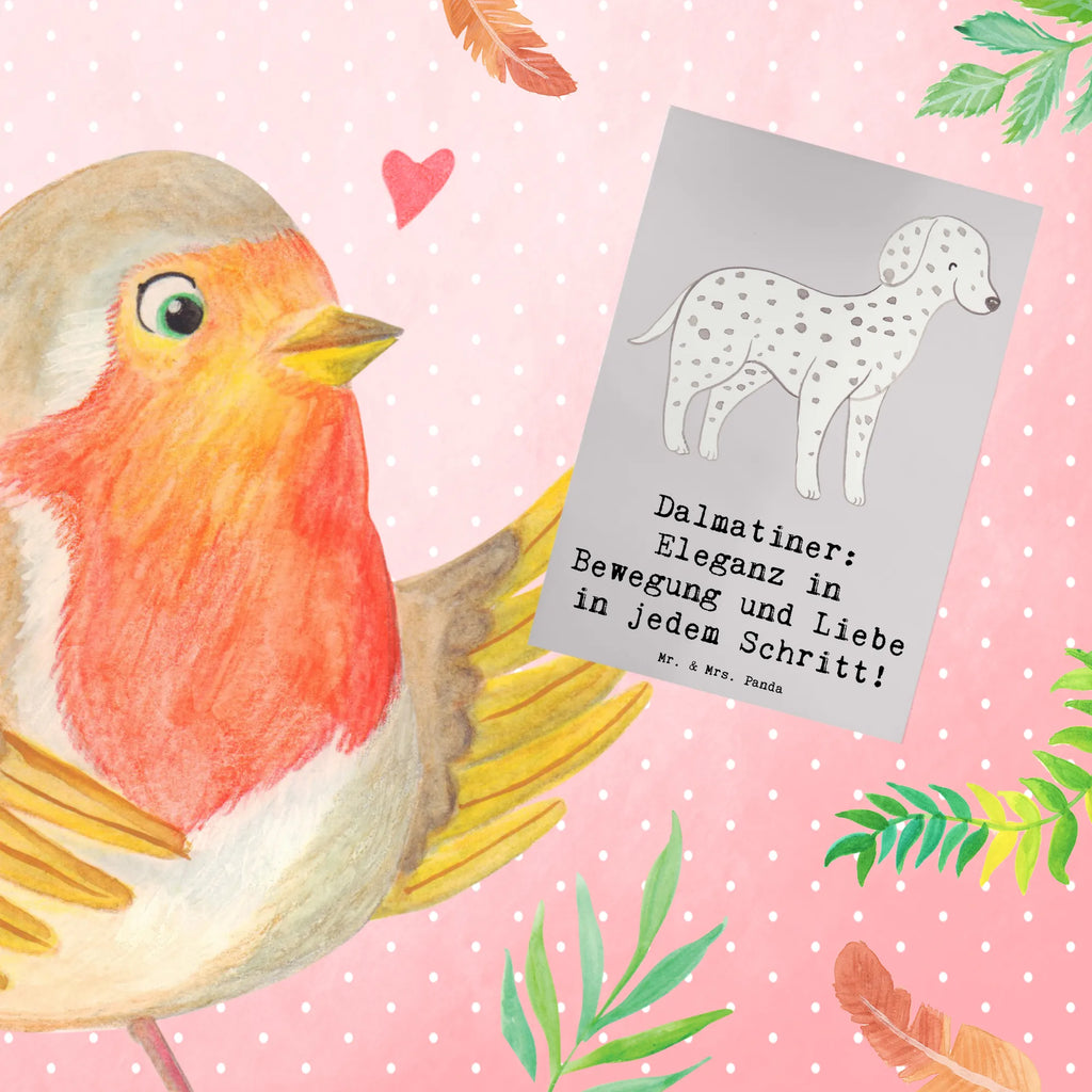 Grußkarte Dalmatiner Charme Hochzeitskarte, Karte, Ansichtskarten, Grußkarte, Glückwunschkarte, Einladungskarte, Klappkarte, Geburtstagskarte, Hund, Hunderasse, Rassehund, Hundebesitzer, Geschenk, Tierfreund, Schenken, Welpe