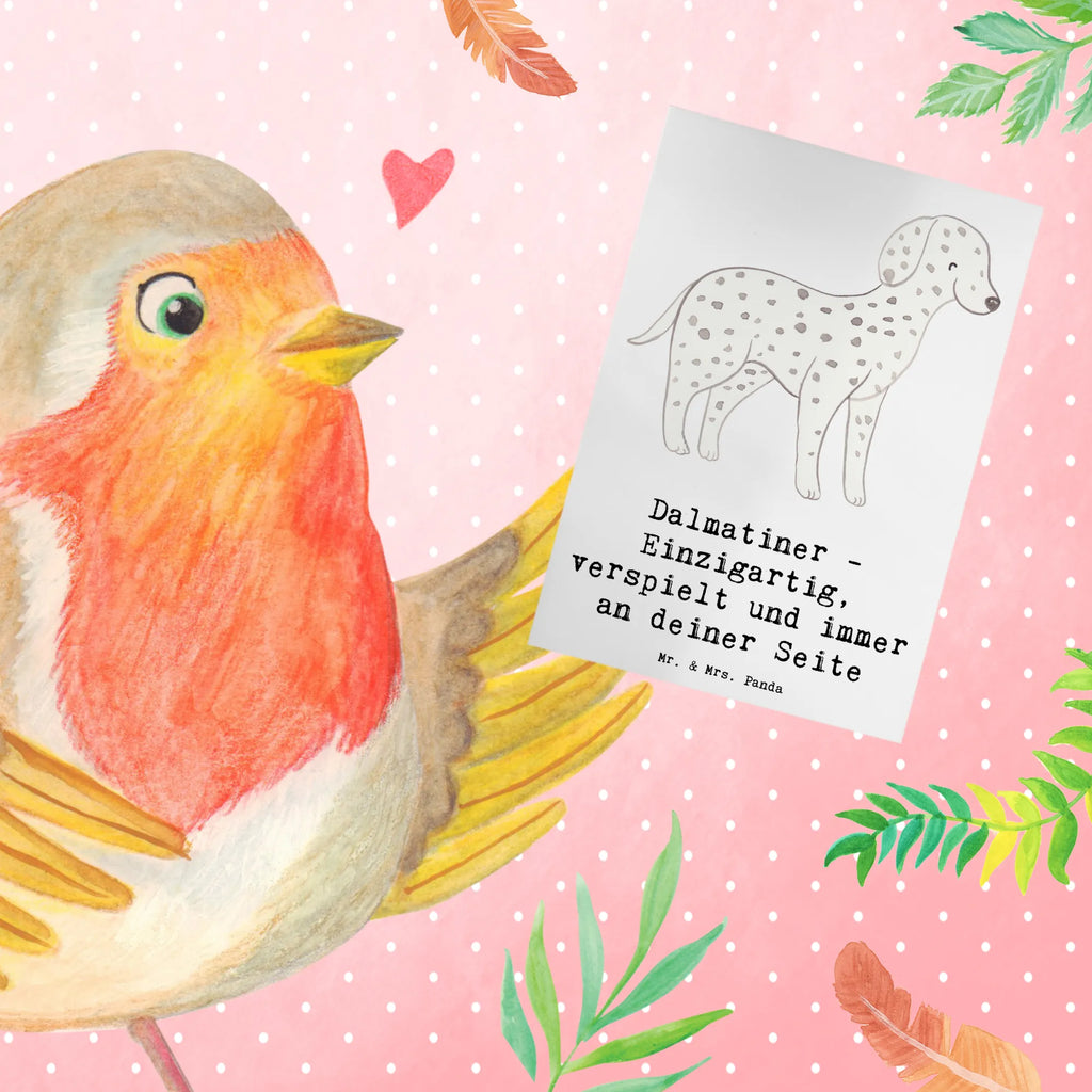 Greetings card Dalmatiner - Einzigartig, verspielt und immer an deiner Seite Ansichtskarten, Geburtstagskarte, Grußkarte, Hochzeitskarte, Einladungskarte, Glückwunschkarte, Karte, Klappkarte, Hund, Hunderasse, Rassehund, Hundebesitzer, Geschenk, Tierfreund, Schenken, Welpe