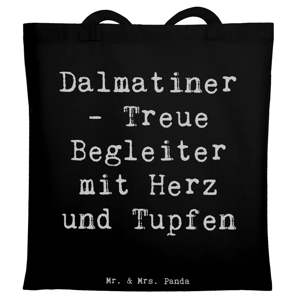 Tote bag Saying Dalmatiner - Treue Begleiter mit Herz und Tupfen Beuteltasche, Beutel, Einkaufstasche, Jutebeutel, Stoffbeutel, Tasche, Shopper, Umhängetasche, Strandtasche, Schultertasche, Stofftasche, Tragetasche, Badetasche, Jutetasche, Einkaufstüte, Laptoptasche, Hund, Hunderasse, Rassehund, Hundebesitzer, Geschenk, Tierfreund, Schenken, Welpe