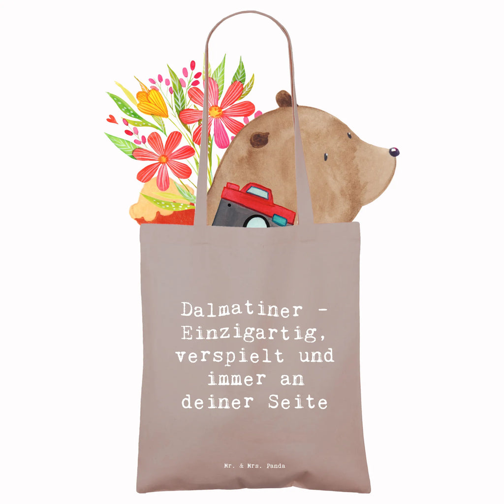Tote bag Saying Dalmatiner - Einzigartig, verspielt und immer an deiner Seite Strandtasche, Shopper, Beuteltasche, Tasche, Laptoptasche, Badetasche, Schultertasche, Einkaufstüte, Beutel, Jutebeutel, Jutetasche, Stofftasche, Einkaufstasche, Umhängetasche, Tragetasche, Stoffbeutel, Hund, Hunderasse, Rassehund, Hundebesitzer, Geschenk, Tierfreund, Schenken, Welpe