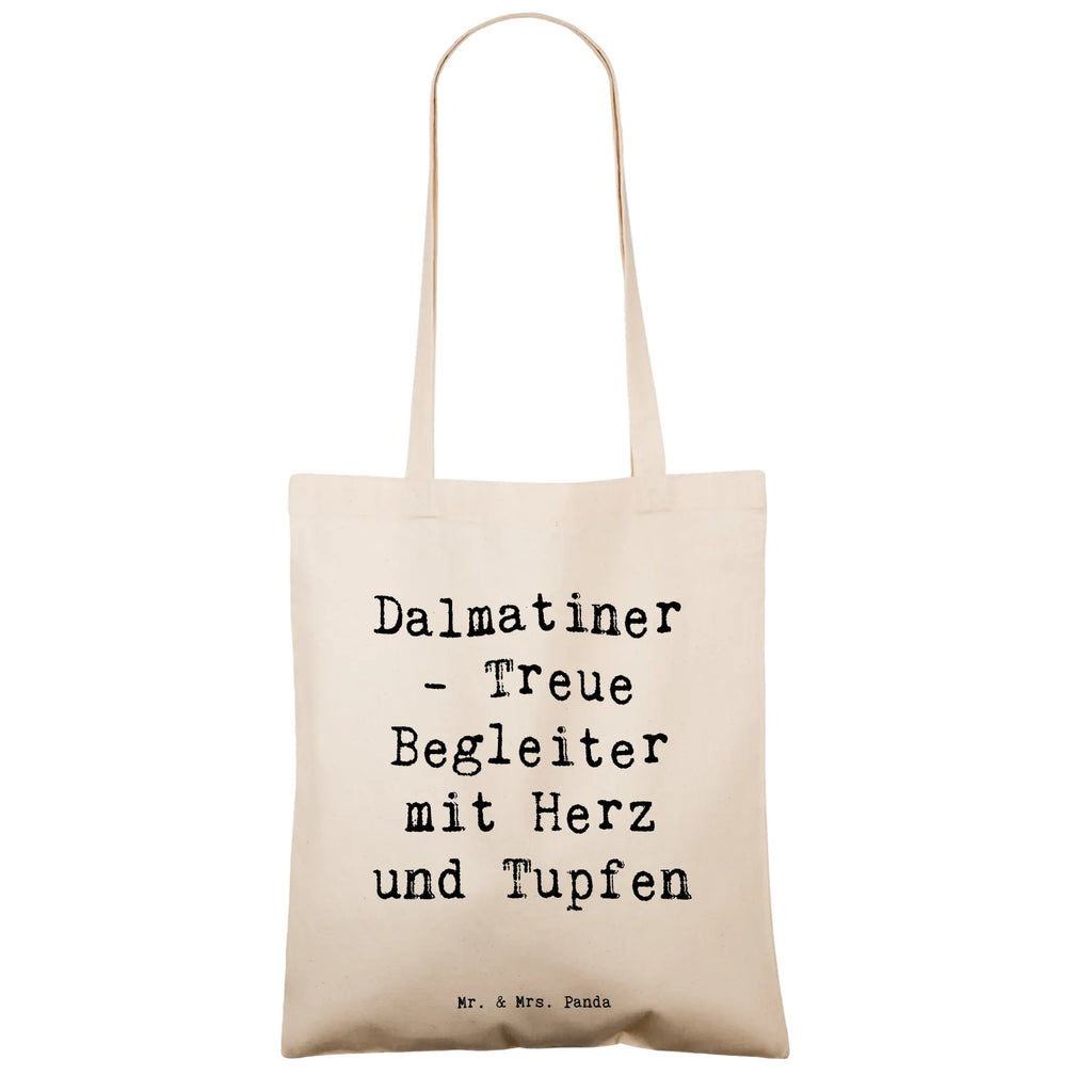 Tote bag Saying Dalmatiner - Treue Begleiter mit Herz und Tupfen Beuteltasche, Beutel, Einkaufstasche, Jutebeutel, Stoffbeutel, Tasche, Shopper, Umhängetasche, Strandtasche, Schultertasche, Stofftasche, Tragetasche, Badetasche, Jutetasche, Einkaufstüte, Laptoptasche, Hund, Hunderasse, Rassehund, Hundebesitzer, Geschenk, Tierfreund, Schenken, Welpe