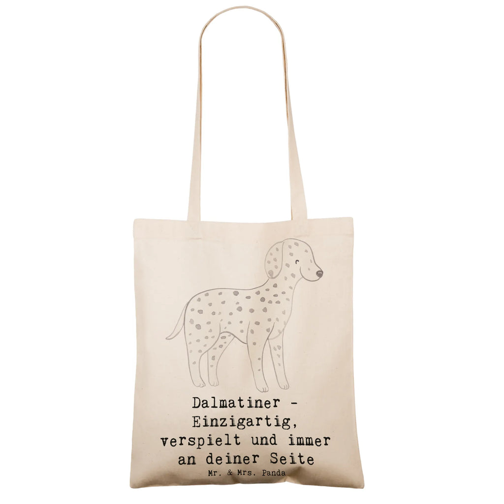 Tote bag Dalmatiner - Einzigartig, verspielt und immer an deiner Seite Schultertasche, Beuteltasche, Laptoptasche, Umhängetasche, Beutel, Badetasche, Stoffbeutel, Tragetasche, Tasche, Shopper, Jutebeutel, Einkaufstasche, Einkaufstüte, Strandtasche, Stofftasche, Jutetasche, Hund, Hunderasse, Rassehund, Hundebesitzer, Geschenk, Tierfreund, Schenken, Welpe