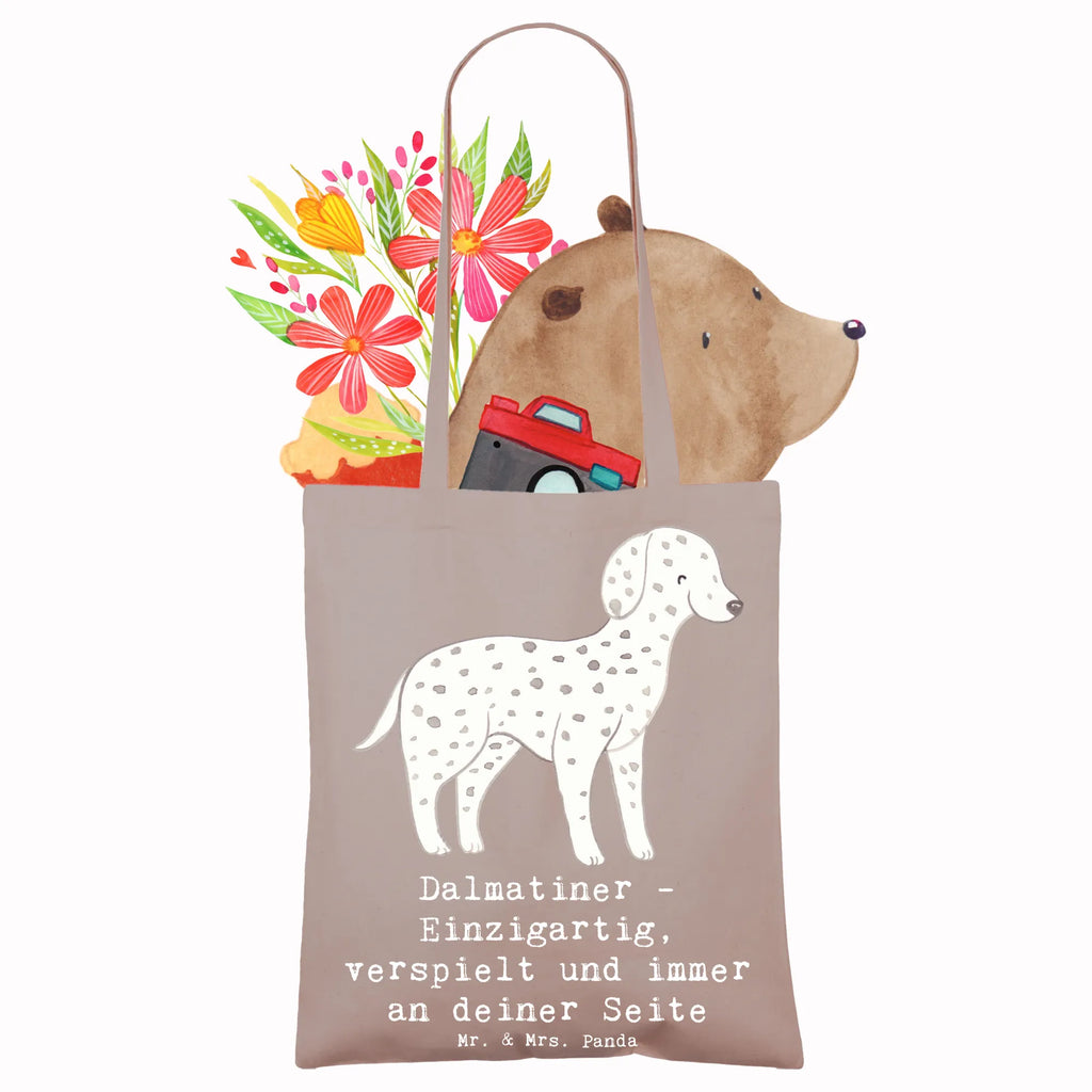 Tote bag Dalmatiner - Einzigartig, verspielt und immer an deiner Seite Schultertasche, Beuteltasche, Laptoptasche, Umhängetasche, Beutel, Badetasche, Stoffbeutel, Tragetasche, Tasche, Shopper, Jutebeutel, Einkaufstasche, Einkaufstüte, Strandtasche, Stofftasche, Jutetasche, Hund, Hunderasse, Rassehund, Hundebesitzer, Geschenk, Tierfreund, Schenken, Welpe