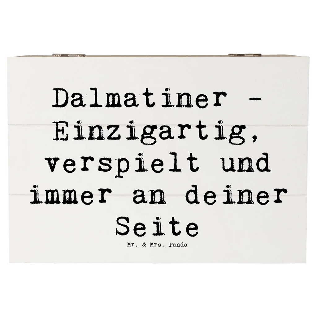 Wooden chest Saying Dalmatiner - Einzigartig, verspielt und immer an deiner Seite Schatulle, Erinnerungskiste, Dekokiste, XXL, Truhe, Schatzkiste, Geschenkbox, Kiste, Erinnerungsbox, Geschenkdose, Holzkiste, Aufbewahrungsbox, Hund, Hunderasse, Rassehund, Hundebesitzer, Geschenk, Tierfreund, Schenken, Welpe