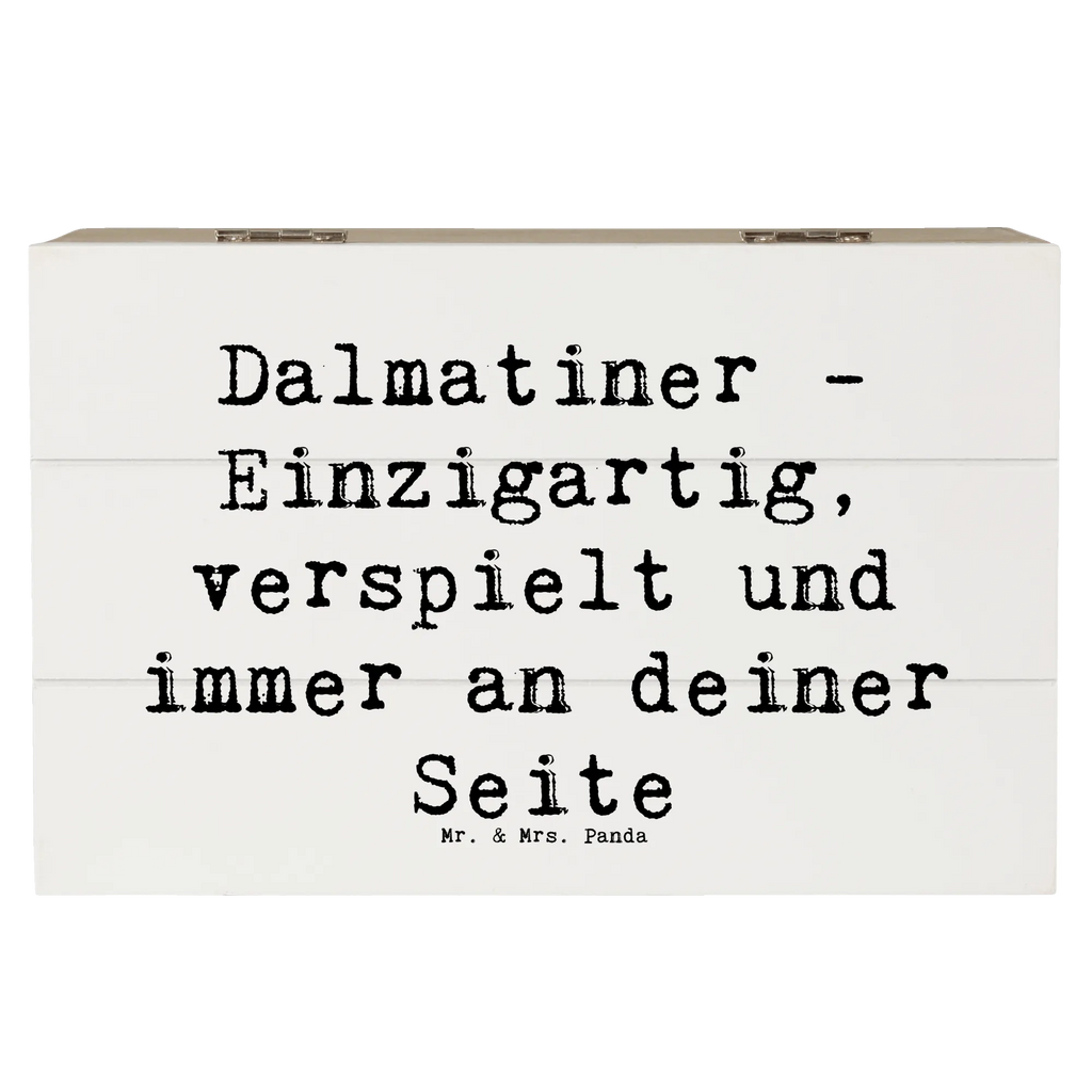 Wooden chest Saying Dalmatiner - Einzigartig, verspielt und immer an deiner Seite Schatulle, Erinnerungskiste, Dekokiste, XXL, Truhe, Schatzkiste, Geschenkbox, Kiste, Erinnerungsbox, Geschenkdose, Holzkiste, Aufbewahrungsbox, Hund, Hunderasse, Rassehund, Hundebesitzer, Geschenk, Tierfreund, Schenken, Welpe