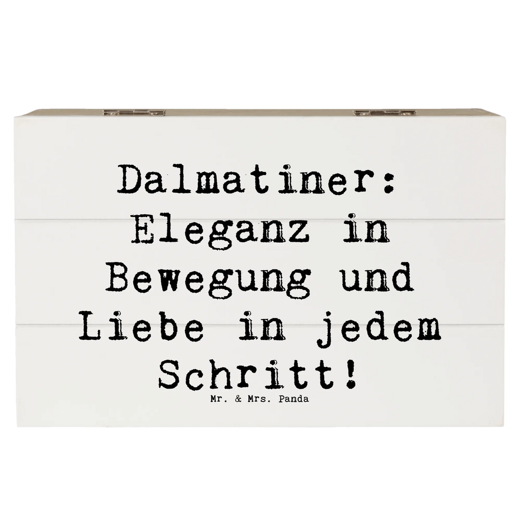 Wooden chest Saying Dalmatiner: Eleganz in Bewegung und Liebe in jedem Schritt! Geschenkbox, Holzkiste, Erinnerungskiste, Schatzkiste, Kiste, XXL, Aufbewahrungsbox, Geschenkdose, Dekokiste, Erinnerungsbox, Truhe, Schatulle, Hund, Hunderasse, Rassehund, Hundebesitzer, Geschenk, Tierfreund, Schenken, Welpe