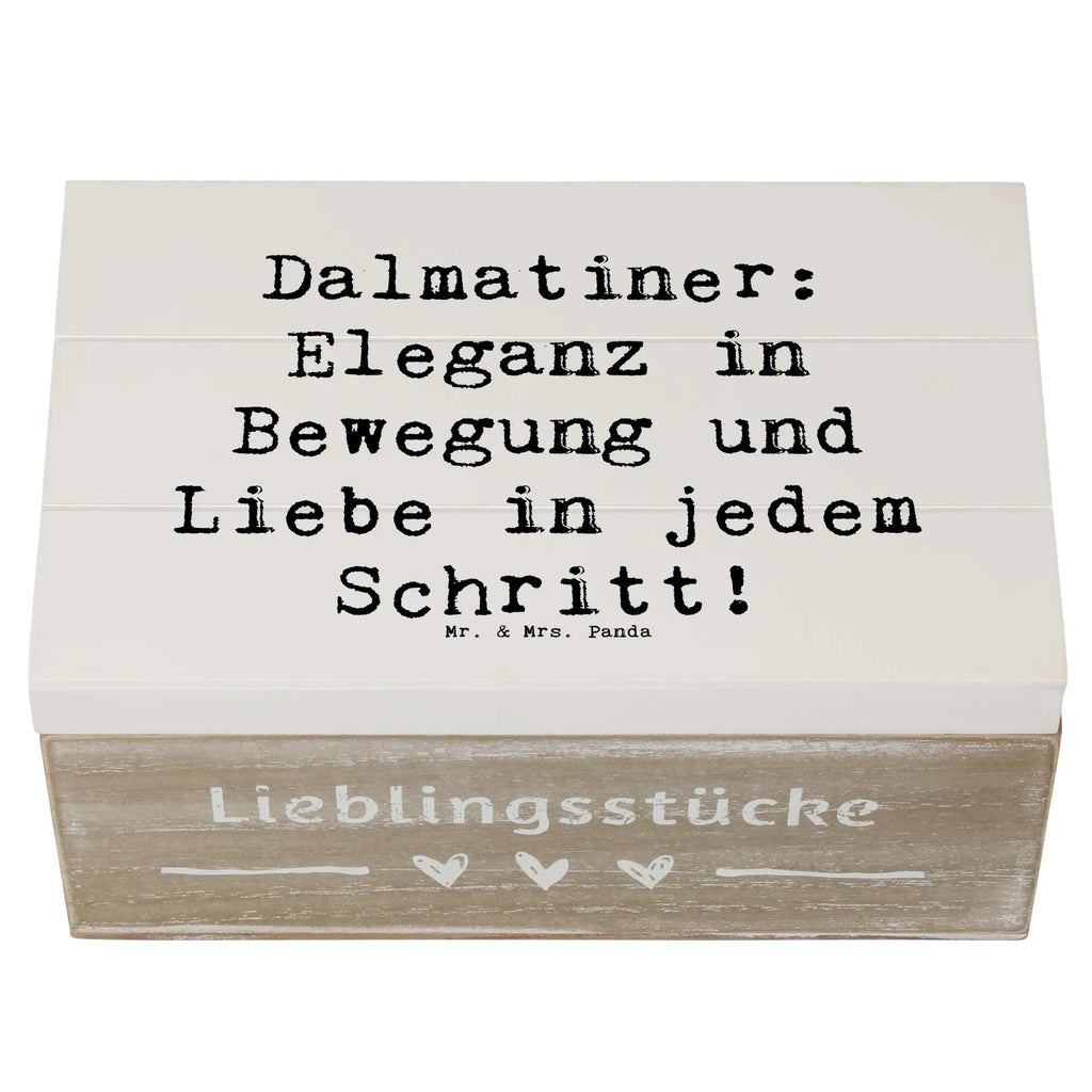 Wooden chest Saying Dalmatiner: Eleganz in Bewegung und Liebe in jedem Schritt! Geschenkbox, Holzkiste, Erinnerungskiste, Schatzkiste, Kiste, XXL, Aufbewahrungsbox, Geschenkdose, Dekokiste, Erinnerungsbox, Truhe, Schatulle, Hund, Hunderasse, Rassehund, Hundebesitzer, Geschenk, Tierfreund, Schenken, Welpe