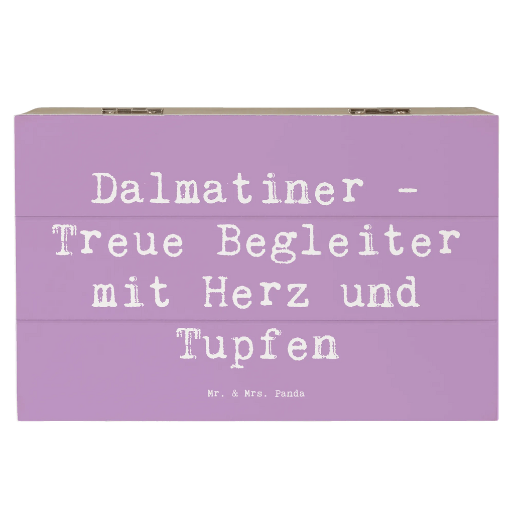 Wooden chest Saying Dalmatiner - Treue Begleiter mit Herz und Tupfen Dekokiste, Erinnerungskiste, Geschenkdose, Schatulle, Aufbewahrungsbox, Schatzkiste, XXL, Holzkiste, Kiste, Truhe, Erinnerungsbox, Geschenkbox, Hund, Hunderasse, Rassehund, Hundebesitzer, Geschenk, Tierfreund, Schenken, Welpe