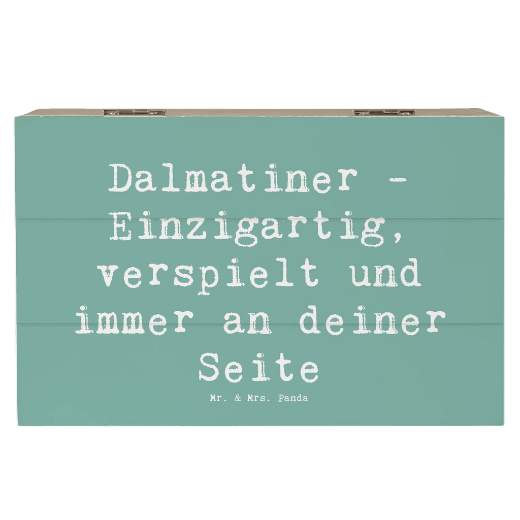 Wooden chest Saying Dalmatiner - Einzigartig, verspielt und immer an deiner Seite Schatulle, Erinnerungskiste, Dekokiste, XXL, Truhe, Schatzkiste, Geschenkbox, Kiste, Erinnerungsbox, Geschenkdose, Holzkiste, Aufbewahrungsbox, Hund, Hunderasse, Rassehund, Hundebesitzer, Geschenk, Tierfreund, Schenken, Welpe