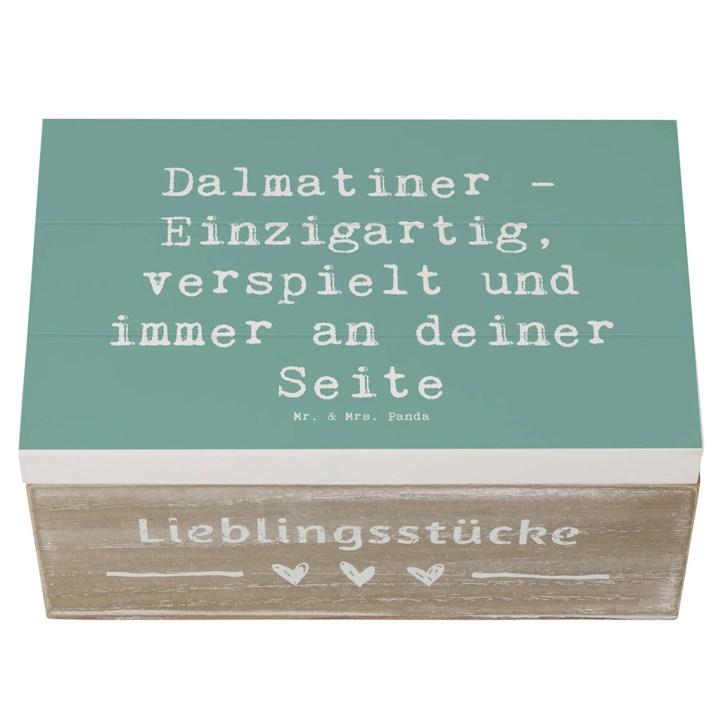 Wooden chest Saying Dalmatiner - Einzigartig, verspielt und immer an deiner Seite Schatulle, Erinnerungskiste, Dekokiste, XXL, Truhe, Schatzkiste, Geschenkbox, Kiste, Erinnerungsbox, Geschenkdose, Holzkiste, Aufbewahrungsbox, Hund, Hunderasse, Rassehund, Hundebesitzer, Geschenk, Tierfreund, Schenken, Welpe