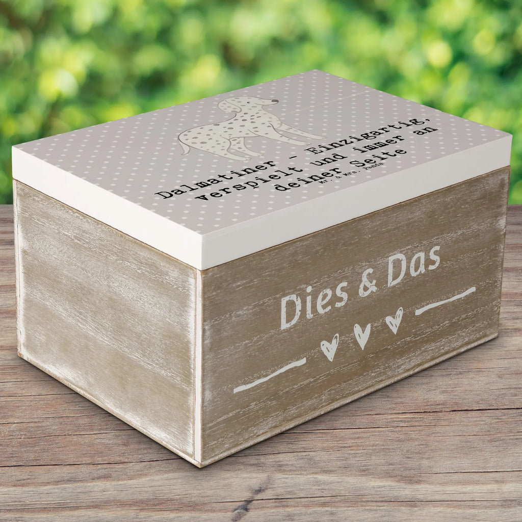 Holzkiste Dalmatiner Freund Erinnerungsbox, Schatzkiste, Truhe, Aufbewahrungsbox, XXL, Kiste, Holzkiste, Geschenkdose, Dekokiste, Geschenkbox, Schatulle, Erinnerungskiste, Hund, Hunderasse, Rassehund, Hundebesitzer, Geschenk, Tierfreund, Schenken, Welpe
