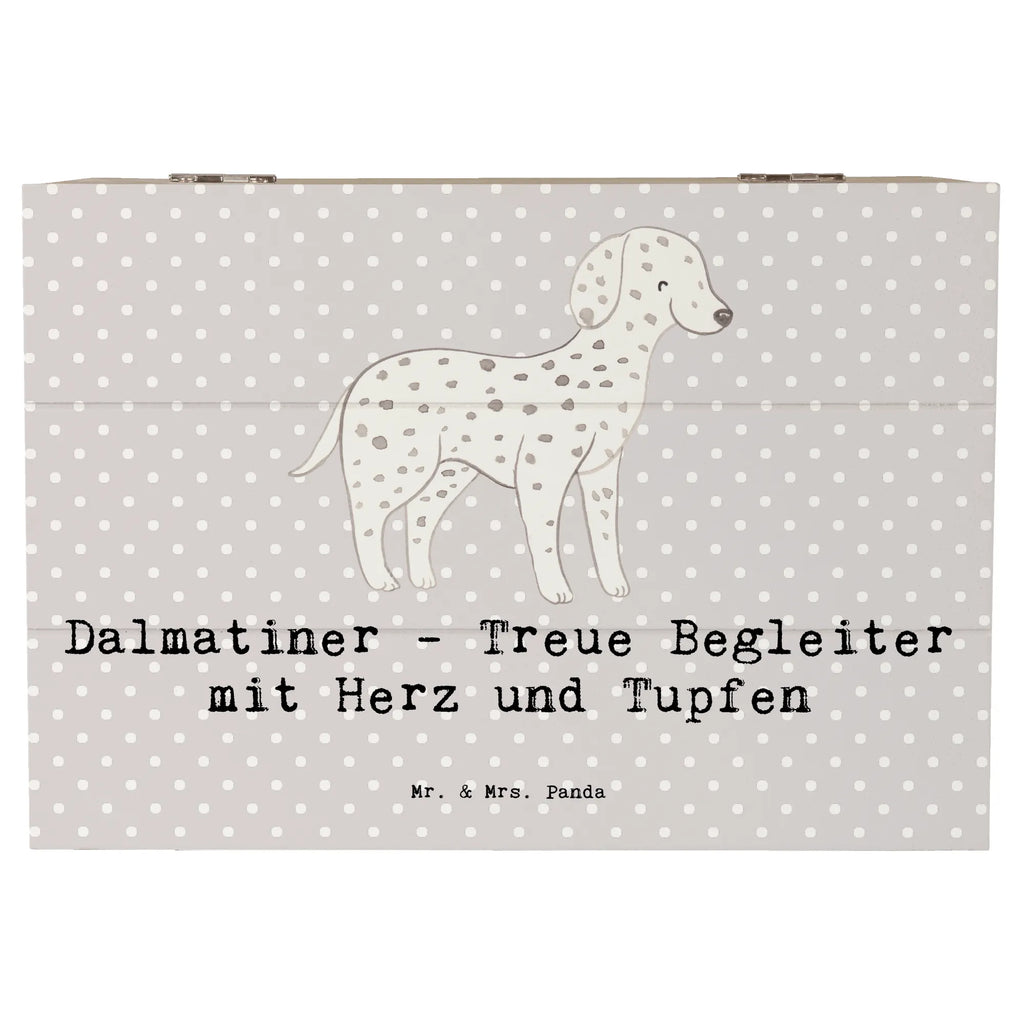 Wooden chest Dalmatiner - Treue Begleiter mit Herz und Tupfen Aufbewahrungsbox, XXL, Schatulle, Schatzkiste, Kiste, Holzkiste, Erinnerungskiste, Erinnerungsbox, Truhe, Geschenkdose, Geschenkbox, Dekokiste, Hund, Hunderasse, Rassehund, Hundebesitzer, Geschenk, Tierfreund, Schenken, Welpe