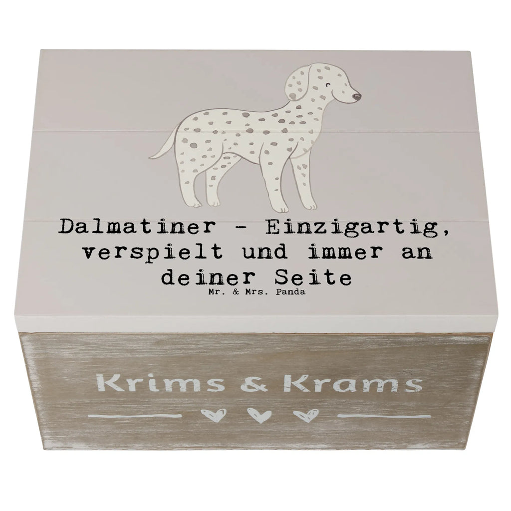 Holzkiste Dalmatiner Freund Erinnerungsbox, Schatzkiste, Truhe, Aufbewahrungsbox, XXL, Kiste, Holzkiste, Geschenkdose, Dekokiste, Geschenkbox, Schatulle, Erinnerungskiste, Hund, Hunderasse, Rassehund, Hundebesitzer, Geschenk, Tierfreund, Schenken, Welpe