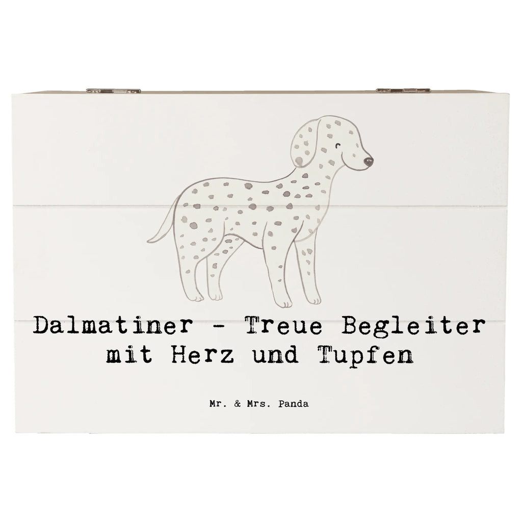 Wooden chest Dalmatiner - Treue Begleiter mit Herz und Tupfen Aufbewahrungsbox, XXL, Schatulle, Schatzkiste, Kiste, Holzkiste, Erinnerungskiste, Erinnerungsbox, Truhe, Geschenkdose, Geschenkbox, Dekokiste, Hund, Hunderasse, Rassehund, Hundebesitzer, Geschenk, Tierfreund, Schenken, Welpe