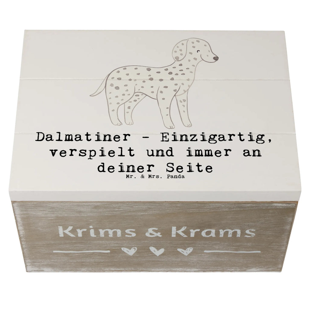 Holzkiste Dalmatiner Freund Erinnerungsbox, Schatzkiste, Truhe, Aufbewahrungsbox, XXL, Kiste, Holzkiste, Geschenkdose, Dekokiste, Geschenkbox, Schatulle, Erinnerungskiste, Hund, Hunderasse, Rassehund, Hundebesitzer, Geschenk, Tierfreund, Schenken, Welpe