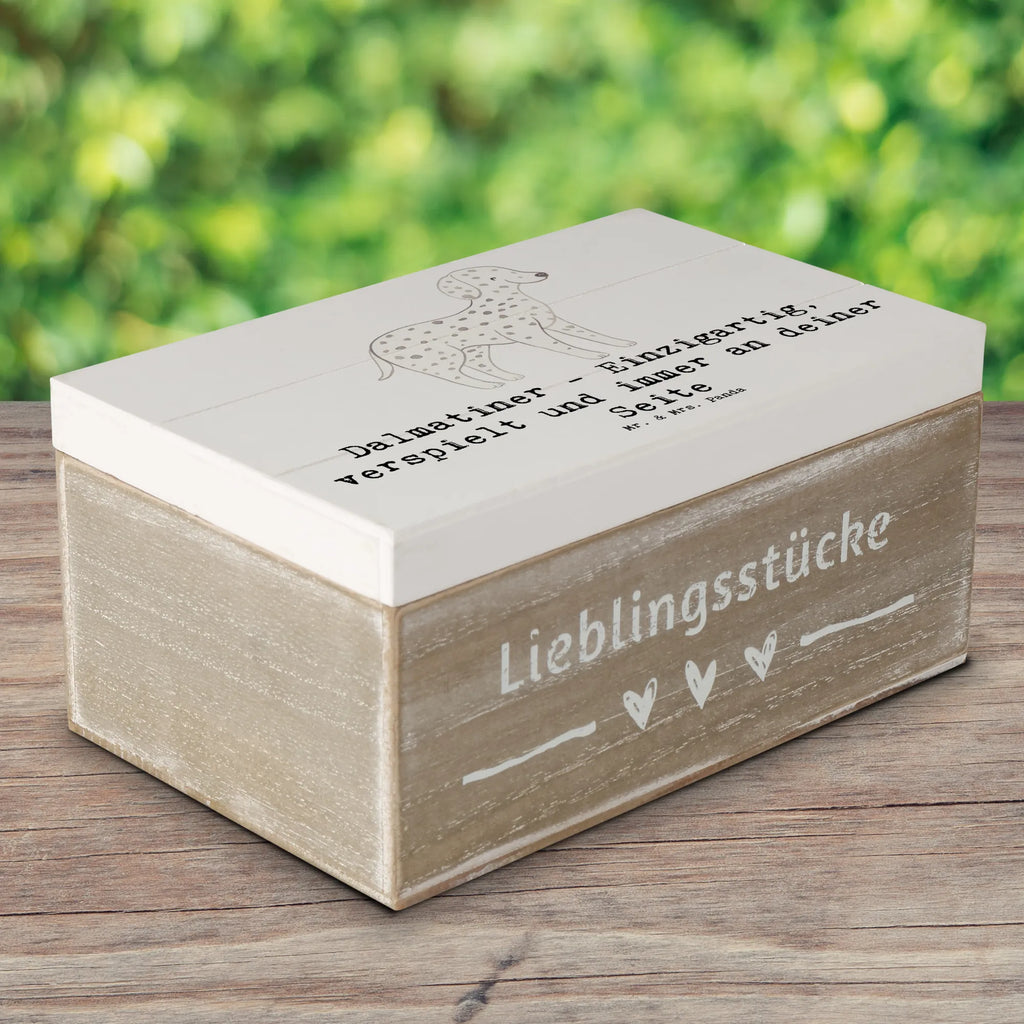 Holzkiste Dalmatiner Freund Erinnerungsbox, Schatzkiste, Truhe, Aufbewahrungsbox, XXL, Kiste, Holzkiste, Geschenkdose, Dekokiste, Geschenkbox, Schatulle, Erinnerungskiste, Hund, Hunderasse, Rassehund, Hundebesitzer, Geschenk, Tierfreund, Schenken, Welpe