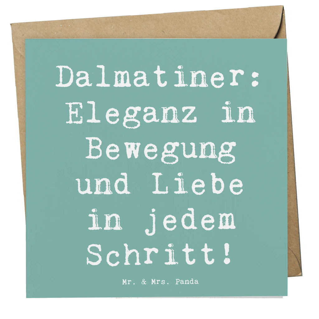 Deluxe Karte Spruch Dalmatiner Charme Karte, Einladungskarte, Hochwertige Grußkarte, Hochzeitskarte, Glückwunschkarte, Grußkarte, Klappkarte, Hochwertige Klappkarte, Geburtstagskarte, Hund, Hunderasse, Rassehund, Hundebesitzer, Geschenk, Tierfreund, Schenken, Welpe