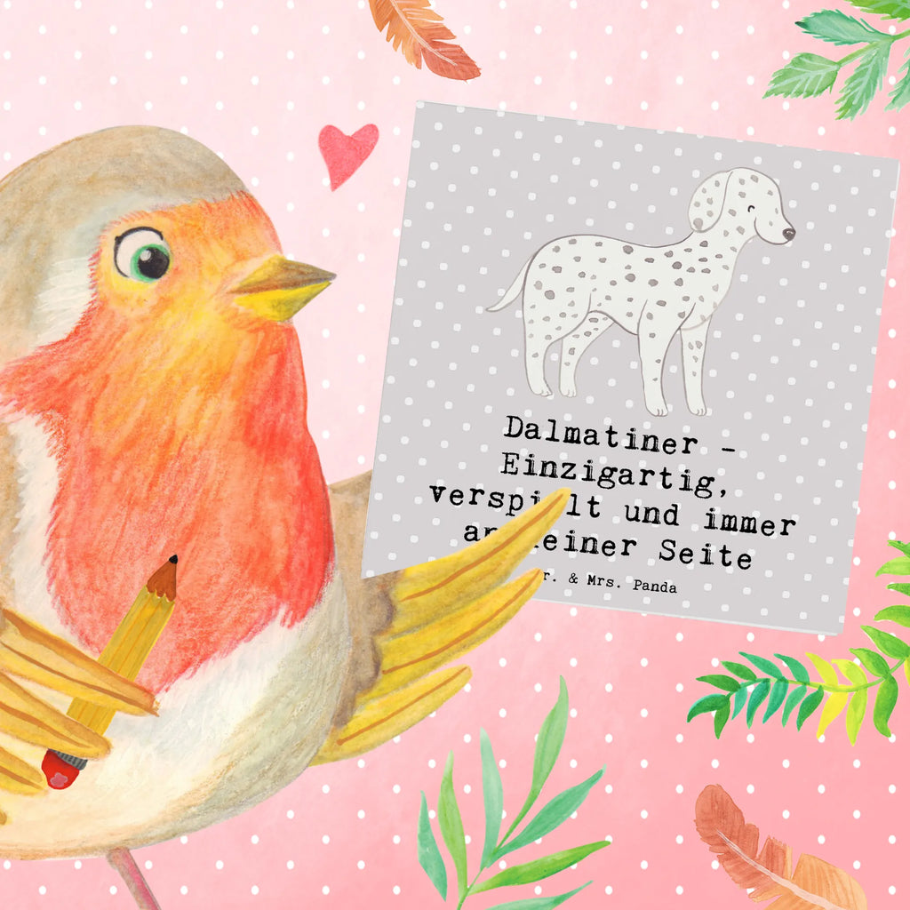 Deluxe Card Dalmatiner - Einzigartig, verspielt und immer an deiner Seite Glückwunschkarte, Karte, Hochzeitskarte, Hochwertige Grußkarte, Geburtstagskarte, Klappkarte, Hochwertige Klappkarte, Grußkarte, Einladungskarte, Hund, Hunderasse, Rassehund, Hundebesitzer, Geschenk, Tierfreund, Schenken, Welpe