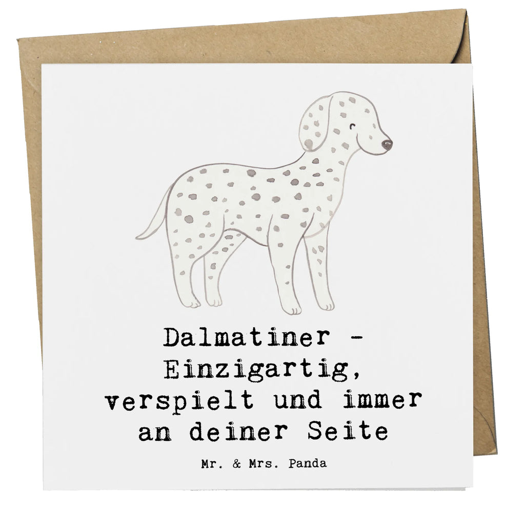 Deluxe Card Dalmatiner - Einzigartig, verspielt und immer an deiner Seite Glückwunschkarte, Karte, Hochzeitskarte, Hochwertige Grußkarte, Geburtstagskarte, Klappkarte, Hochwertige Klappkarte, Grußkarte, Einladungskarte, Hund, Hunderasse, Rassehund, Hundebesitzer, Geschenk, Tierfreund, Schenken, Welpe