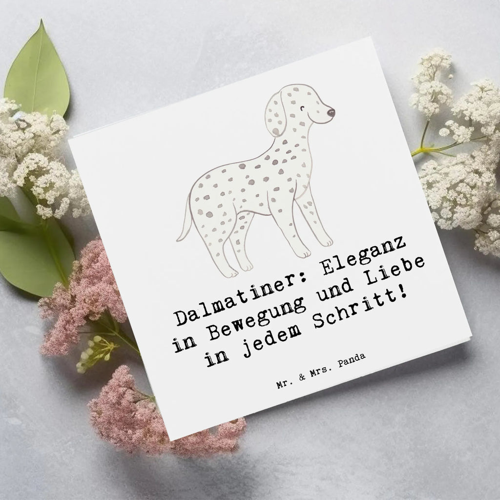 Deluxe Karte Dalmatiner Charme Geburtstagskarte, Einladungskarte, Klappkarte, Karte, Hochzeitskarte, Hochwertige Klappkarte, Grußkarte, Glückwunschkarte, Hochwertige Grußkarte, Hund, Hunderasse, Rassehund, Hundebesitzer, Geschenk, Tierfreund, Schenken, Welpe