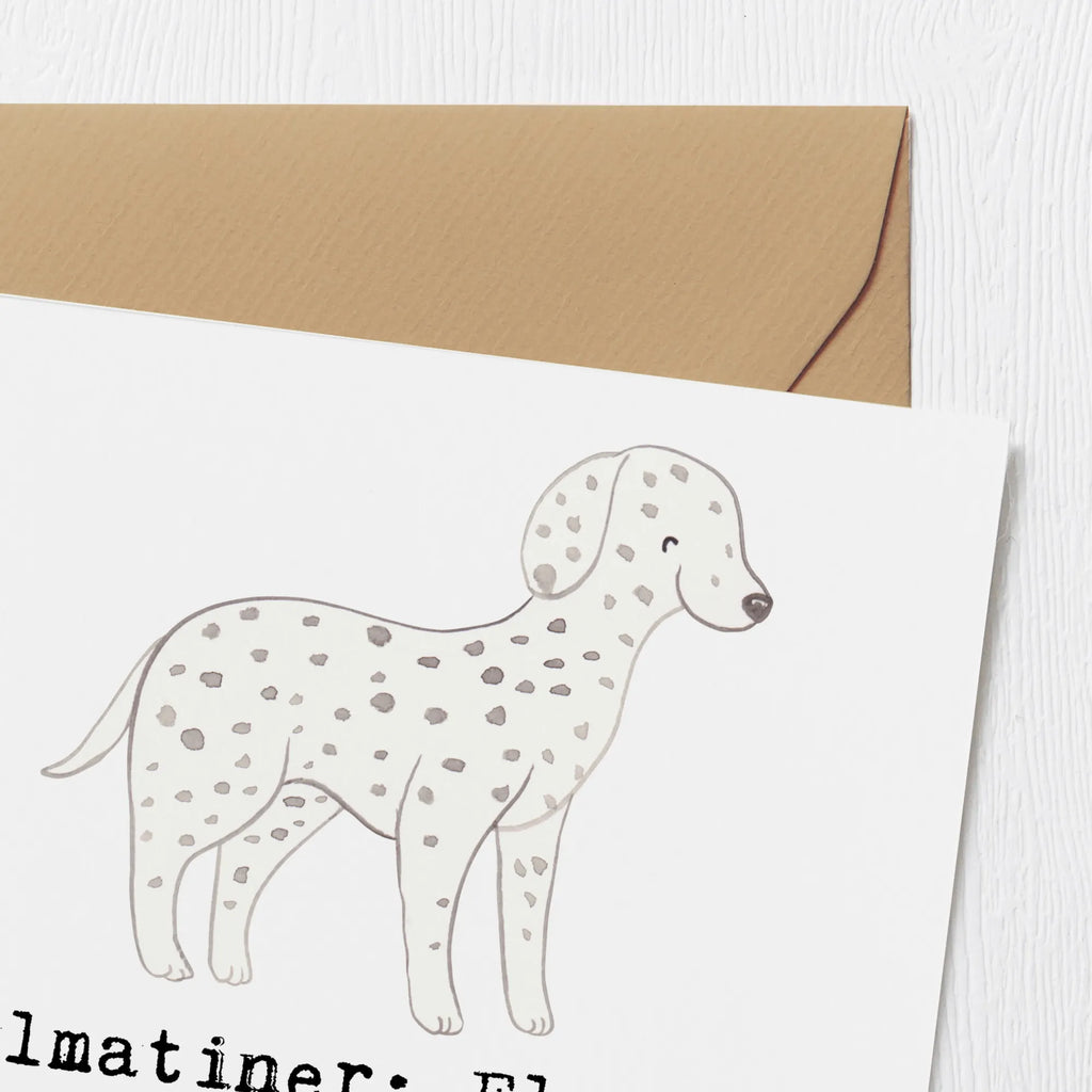 Deluxe Karte Dalmatiner Charme Geburtstagskarte, Einladungskarte, Klappkarte, Karte, Hochzeitskarte, Hochwertige Klappkarte, Grußkarte, Glückwunschkarte, Hochwertige Grußkarte, Hund, Hunderasse, Rassehund, Hundebesitzer, Geschenk, Tierfreund, Schenken, Welpe