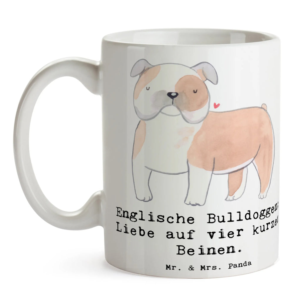 Tasse Englische Bulldogge Liebe Teetasse, Tasse, Bürotasse, Porzellantasse, Geschenktasse, Keramiktasse, Tasse mit Motiven, Kaffeetasse, Tasse mit Zitaten, Hund, Hunderasse, Rassehund, Hundebesitzer, Geschenk, Tierfreund, Schenken, Welpe