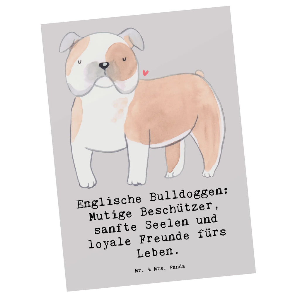 Postcard Englische Bulldoggen: Mutige Beschützer, sanfte Seelen und loyale Freunde fürs Leben. Grußkarte, Einladung, Einladungskarten Geburtstag, Ansichtskarten, Geburtstagskarte, Karte, Geschenkkarte, Einladungskarte, Dankeskarte, Postkarte, Einladung Geburtstag, Ansichtskarte, Hund, Hunderasse, Rassehund, Hundebesitzer, Geschenk, Tierfreund, Schenken, Welpe