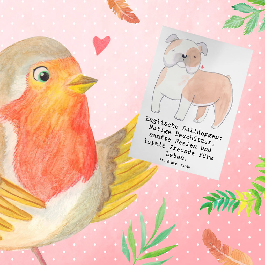 Greetings card Englische Bulldoggen: Mutige Beschützer, sanfte Seelen und loyale Freunde fürs Leben. Ansichtskarten, Hochzeitskarte, Grußkarte, Glückwunschkarte, Karte, Geburtstagskarte, Klappkarte, Einladungskarte, Hund, Hunderasse, Rassehund, Hundebesitzer, Geschenk, Tierfreund, Schenken, Welpe