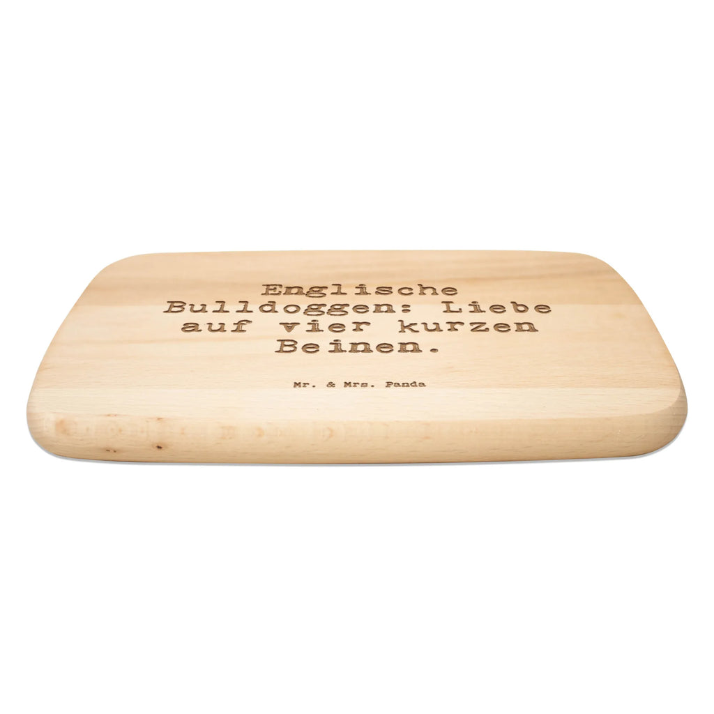 Serving board Saying Englische Bulldoggen: Liebe auf vier kurzen Beinen. cutting board, breakfast board, Board, Dog, dog breed, purebred dog, dog owner, gift, animal lover, giving, puppy