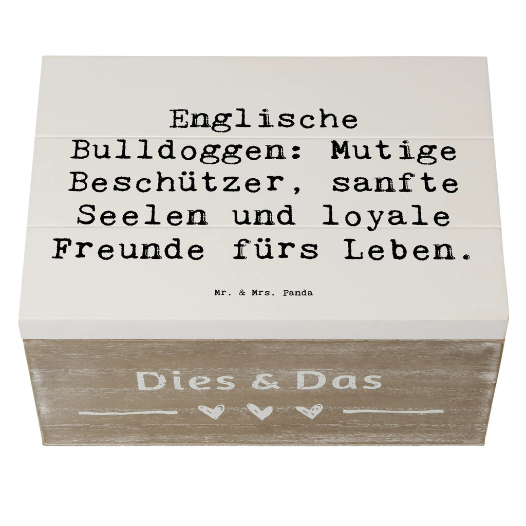 Wooden chest Saying Englische Bulldoggen: Mutige Beschützer, sanfte Seelen und loyale Freunde fürs Leben. Erinnerungskiste, Aufbewahrungsbox, Truhe, Geschenkdose, Dekokiste, Erinnerungsbox, Holzkiste, Schatzkiste, XXL, Kiste, Schatulle, Geschenkbox, Hund, Hunderasse, Rassehund, Hundebesitzer, Geschenk, Tierfreund, Schenken, Welpe
