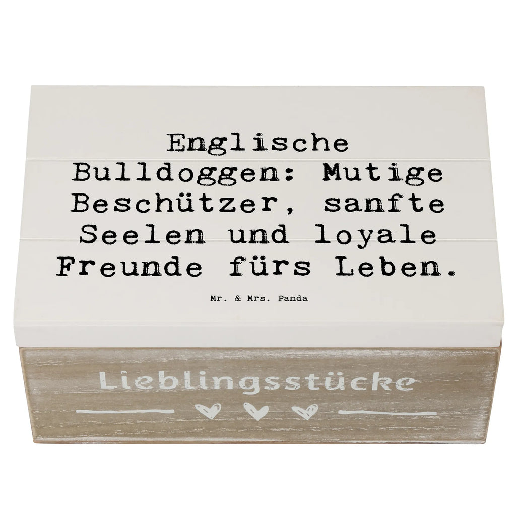 Wooden chest Saying Englische Bulldoggen: Mutige Beschützer, sanfte Seelen und loyale Freunde fürs Leben. Erinnerungskiste, Aufbewahrungsbox, Truhe, Geschenkdose, Dekokiste, Erinnerungsbox, Holzkiste, Schatzkiste, XXL, Kiste, Schatulle, Geschenkbox, Hund, Hunderasse, Rassehund, Hundebesitzer, Geschenk, Tierfreund, Schenken, Welpe