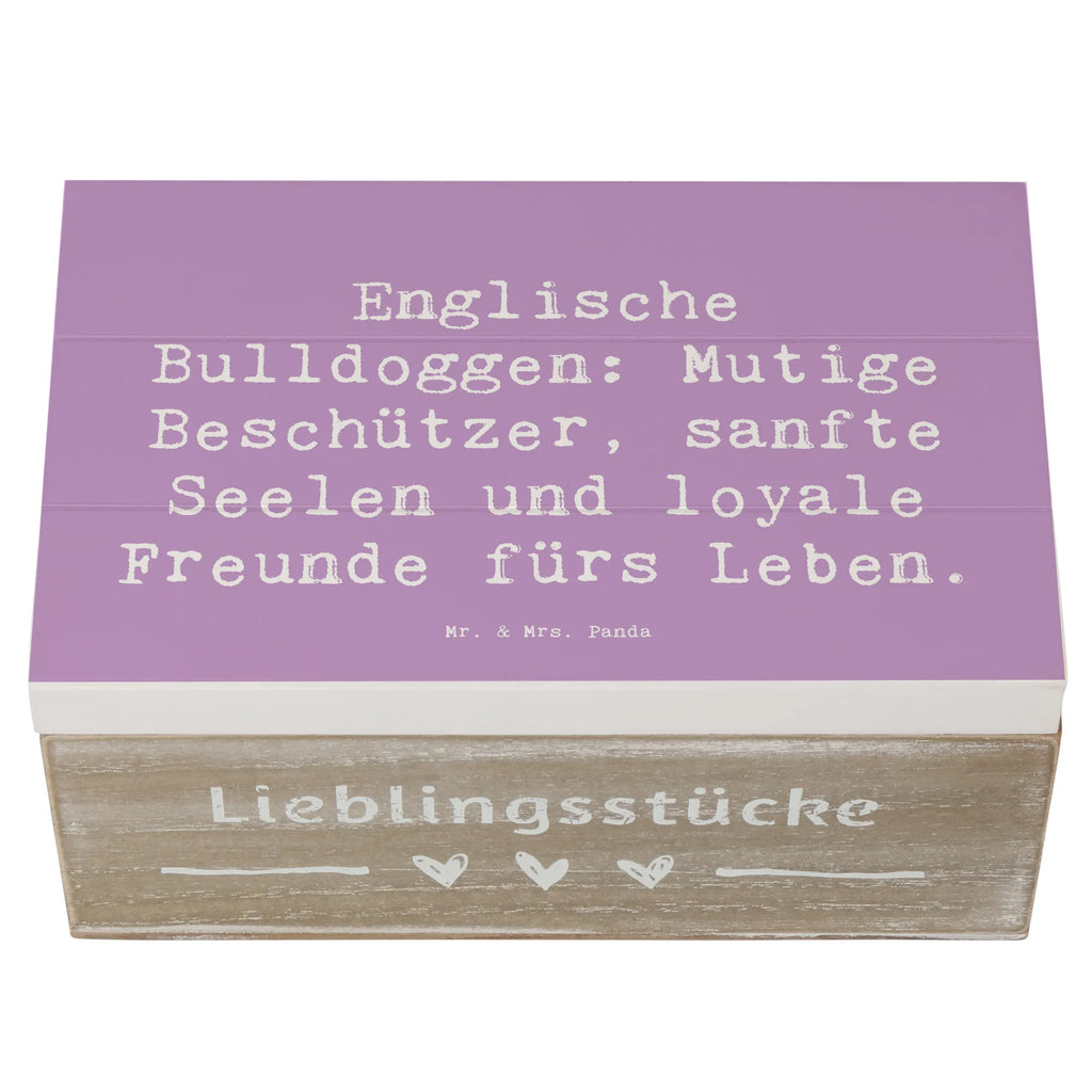 Wooden chest Saying Englische Bulldoggen: Mutige Beschützer, sanfte Seelen und loyale Freunde fürs Leben. Erinnerungskiste, Aufbewahrungsbox, Truhe, Geschenkdose, Dekokiste, Erinnerungsbox, Holzkiste, Schatzkiste, XXL, Kiste, Schatulle, Geschenkbox, Hund, Hunderasse, Rassehund, Hundebesitzer, Geschenk, Tierfreund, Schenken, Welpe