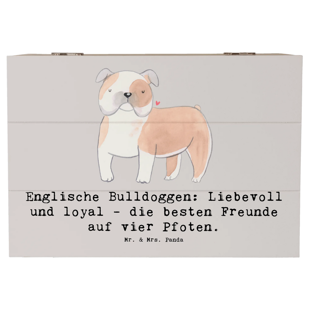 Wooden chest Englische Bulldoggen: Liebevoll und loyal - die besten Freunde auf vier Pfoten. Schatulle, Erinnerungsbox, Erinnerungskiste, Truhe, Holzkiste, Kiste, Geschenkdose, Dekokiste, Geschenkbox, Aufbewahrungsbox, XXL, Schatzkiste, Hund, Hunderasse, Rassehund, Hundebesitzer, Geschenk, Tierfreund, Schenken, Welpe
