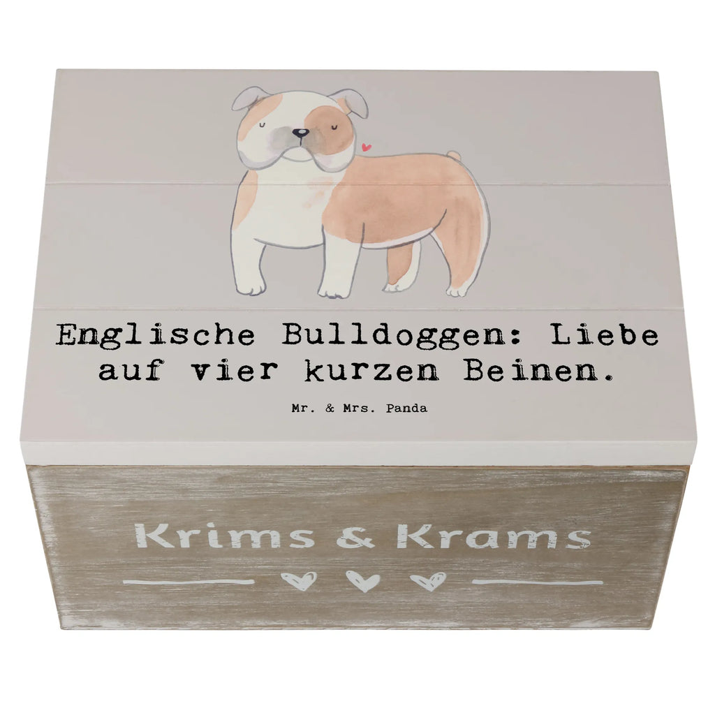 Wooden chest Englische Bulldoggen: Liebe auf vier kurzen Beinen. Erinnerungskiste, Holzkiste, Erinnerungsbox, Schatulle, Aufbewahrungsbox, XXL, Geschenkdose, Kiste, Truhe, Geschenkbox, Schatzkiste, Dekokiste, Hund, Hunderasse, Rassehund, Hundebesitzer, Geschenk, Tierfreund, Schenken, Welpe