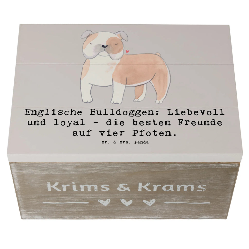 Wooden chest Englische Bulldoggen: Liebevoll und loyal - die besten Freunde auf vier Pfoten. Schatulle, Erinnerungsbox, Erinnerungskiste, Truhe, Holzkiste, Kiste, Geschenkdose, Dekokiste, Geschenkbox, Aufbewahrungsbox, XXL, Schatzkiste, Hund, Hunderasse, Rassehund, Hundebesitzer, Geschenk, Tierfreund, Schenken, Welpe