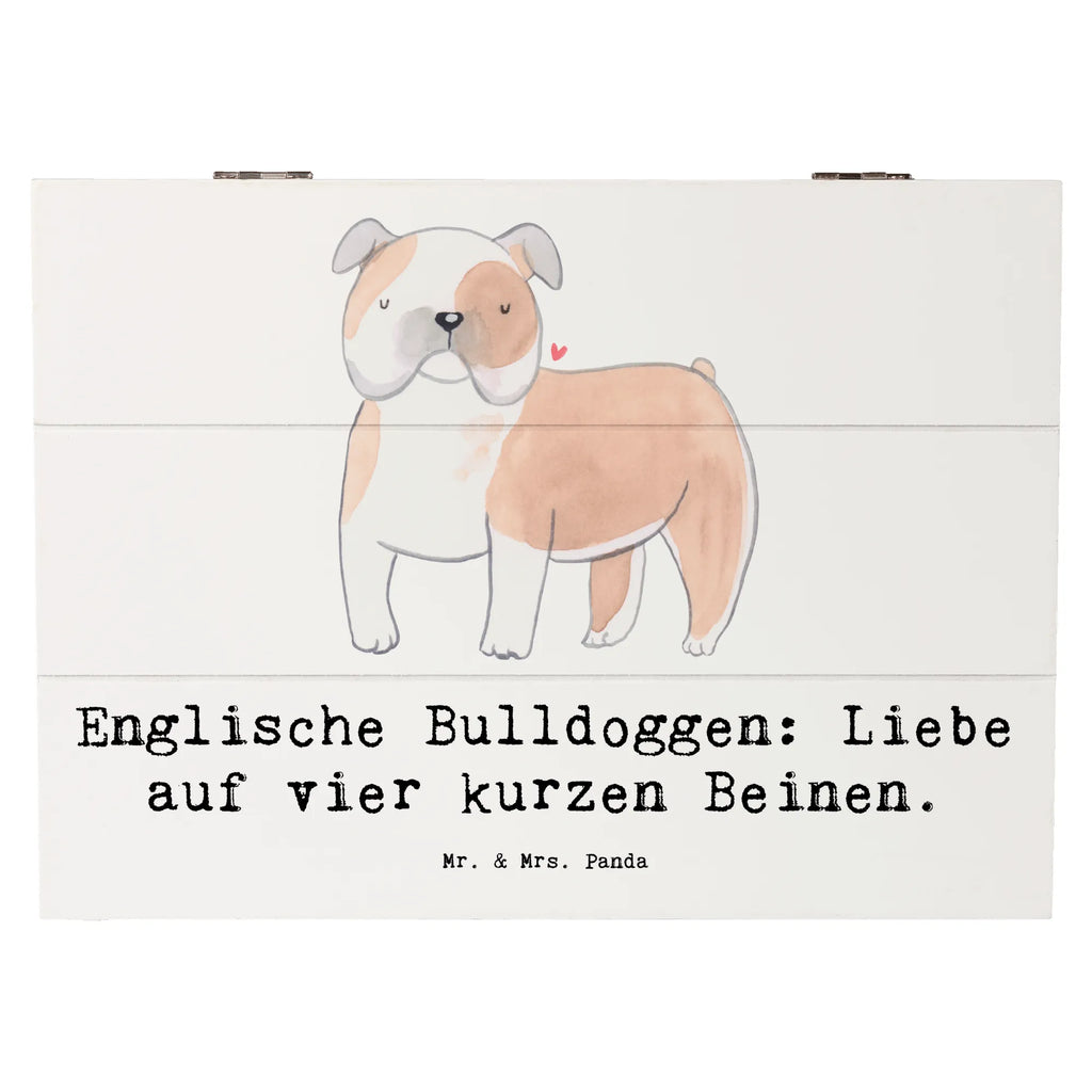 Wooden chest Englische Bulldoggen: Liebe auf vier kurzen Beinen. Erinnerungskiste, Holzkiste, Erinnerungsbox, Schatulle, Aufbewahrungsbox, XXL, Geschenkdose, Kiste, Truhe, Geschenkbox, Schatzkiste, Dekokiste, Hund, Hunderasse, Rassehund, Hundebesitzer, Geschenk, Tierfreund, Schenken, Welpe