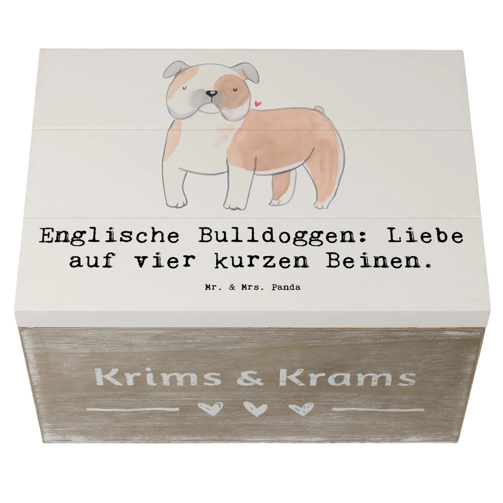 Wooden chest Englische Bulldoggen: Liebe auf vier kurzen Beinen. Erinnerungskiste, Holzkiste, Erinnerungsbox, Schatulle, Aufbewahrungsbox, XXL, Geschenkdose, Kiste, Truhe, Geschenkbox, Schatzkiste, Dekokiste, Hund, Hunderasse, Rassehund, Hundebesitzer, Geschenk, Tierfreund, Schenken, Welpe