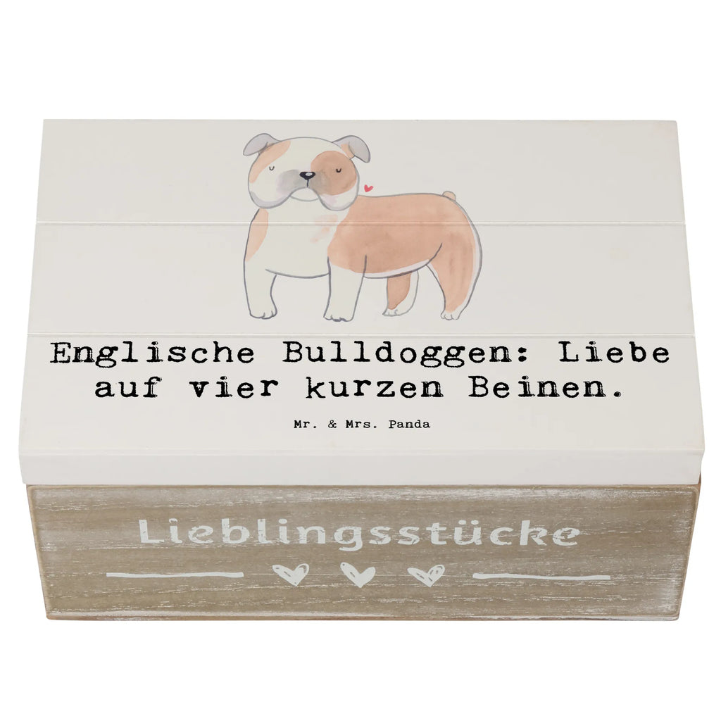 Wooden chest Englische Bulldoggen: Liebe auf vier kurzen Beinen. Erinnerungskiste, Holzkiste, Erinnerungsbox, Schatulle, Aufbewahrungsbox, XXL, Geschenkdose, Kiste, Truhe, Geschenkbox, Schatzkiste, Dekokiste, Hund, Hunderasse, Rassehund, Hundebesitzer, Geschenk, Tierfreund, Schenken, Welpe