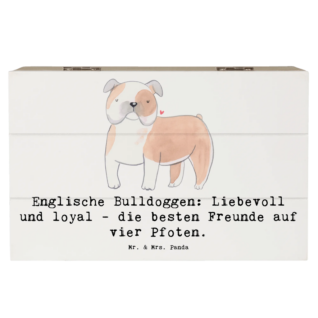 Wooden chest Englische Bulldoggen: Liebevoll und loyal - die besten Freunde auf vier Pfoten. Schatulle, Erinnerungsbox, Erinnerungskiste, Truhe, Holzkiste, Kiste, Geschenkdose, Dekokiste, Geschenkbox, Aufbewahrungsbox, XXL, Schatzkiste, Hund, Hunderasse, Rassehund, Hundebesitzer, Geschenk, Tierfreund, Schenken, Welpe