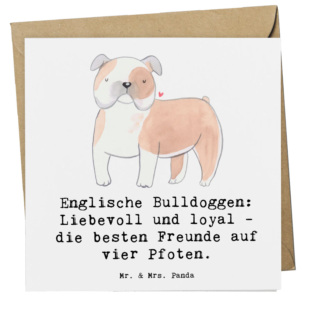 Deluxe Karte Englische Bulldogge Freunde Glückwunschkarte, Hochzeitskarte, Geburtstagskarte, Einladungskarte, Hochwertige Klappkarte, Grußkarte, Karte, Klappkarte, Hochwertige Grußkarte, Hund, Hunderasse, Rassehund, Hundebesitzer, Geschenk, Tierfreund, Schenken, Welpe