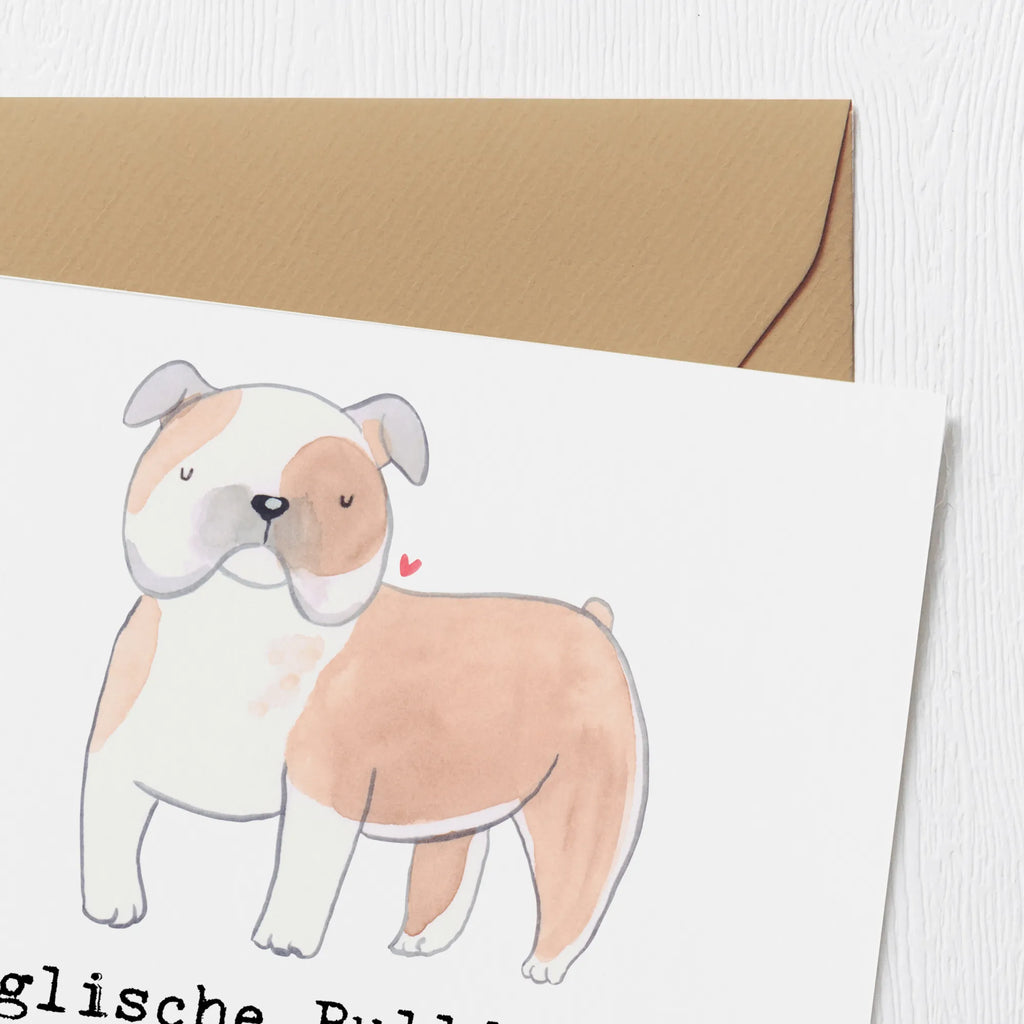 Deluxe Karte Englische Bulldogge Freunde Glückwunschkarte, Hochzeitskarte, Geburtstagskarte, Einladungskarte, Hochwertige Klappkarte, Grußkarte, Karte, Klappkarte, Hochwertige Grußkarte, Hund, Hunderasse, Rassehund, Hundebesitzer, Geschenk, Tierfreund, Schenken, Welpe