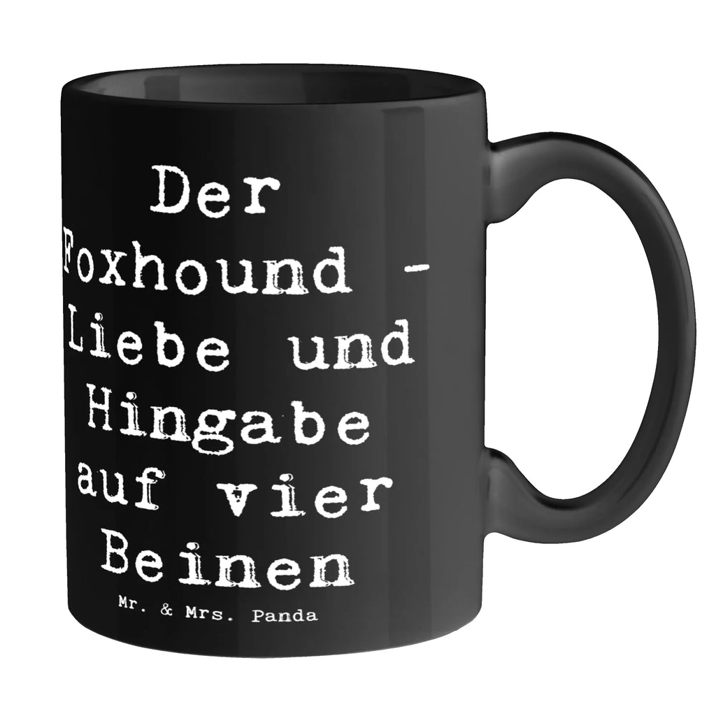 Tasse Spruch Liebevoller Foxhound Bürotasse, Teetasse, Tasse mit Zitaten, Keramiktasse, Tasse mit Motiven, Porzellantasse, Tasse, Kaffeetasse, Geschenktasse, Hund, Hunderasse, Rassehund, Hundebesitzer, Geschenk, Tierfreund, Schenken, Welpe