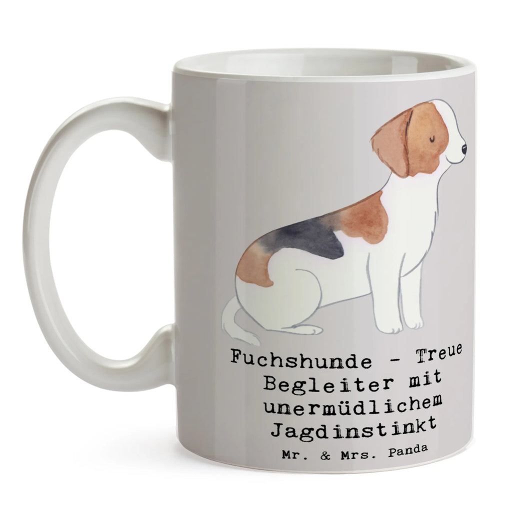 Tasse Fuchshunde Treue Kaffeetasse, Teetasse, Tasse, Geschenktasse, Tasse mit Zitaten, Bürotasse, Keramiktasse, Tasse mit Motiven, Porzellantasse, Hund, Hunderasse, Rassehund, Hundebesitzer, Geschenk, Tierfreund, Schenken, Welpe