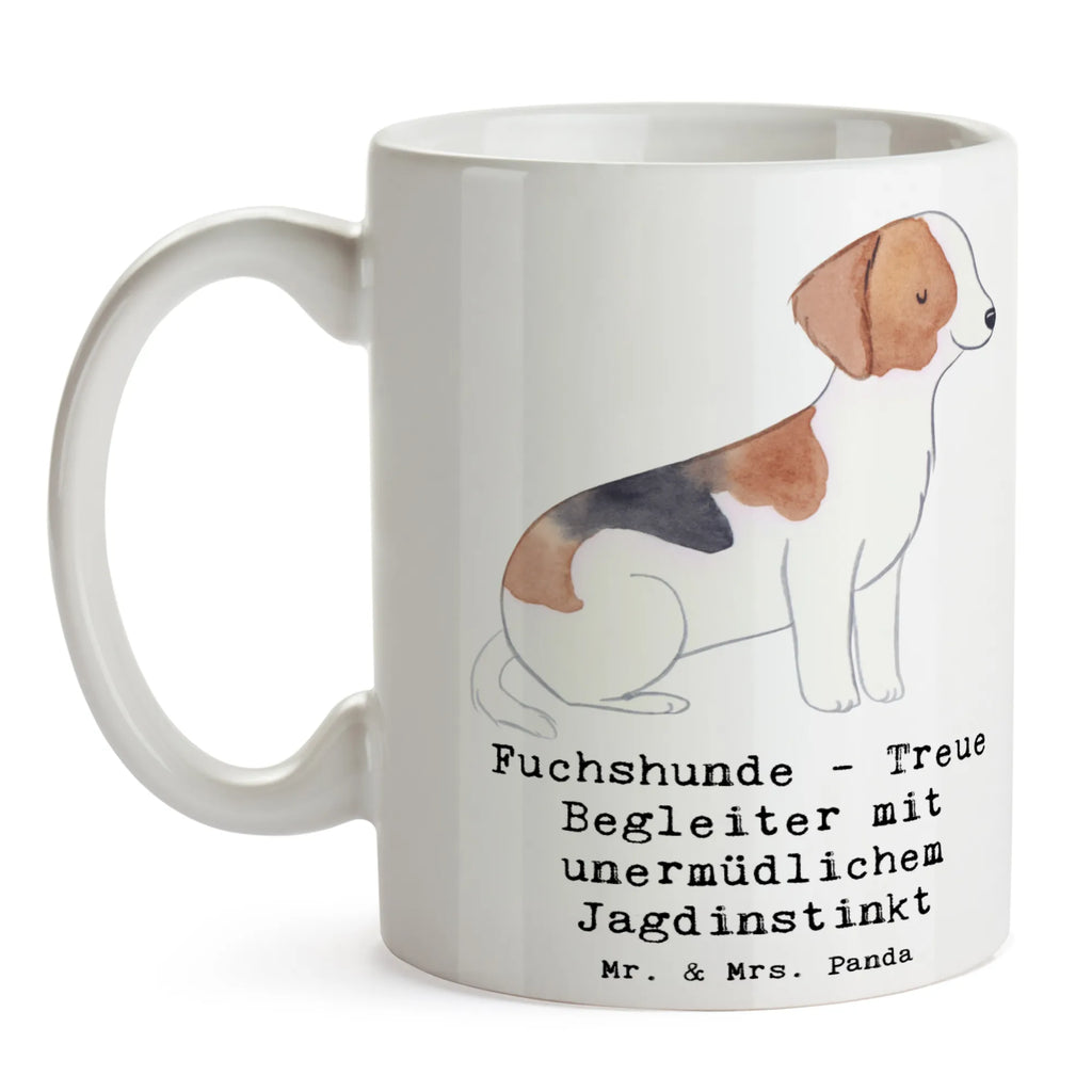Tasse Fuchshunde Treue Kaffeetasse, Teetasse, Tasse, Geschenktasse, Tasse mit Zitaten, Bürotasse, Keramiktasse, Tasse mit Motiven, Porzellantasse, Hund, Hunderasse, Rassehund, Hundebesitzer, Geschenk, Tierfreund, Schenken, Welpe