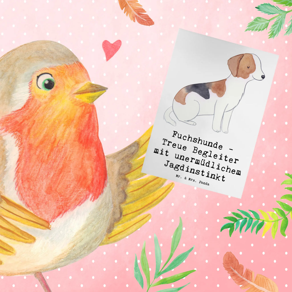 Greetings card Fuchshunde - Treue Begleiter mit unermüdlichem Jagdinstinkt Glückwunschkarte, Klappkarte, Karte, Einladungskarte, Geburtstagskarte, Ansichtskarten, Grußkarte, Hochzeitskarte, Hund, Hunderasse, Rassehund, Hundebesitzer, Geschenk, Tierfreund, Schenken, Welpe